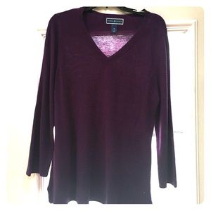 Sweater light weight.